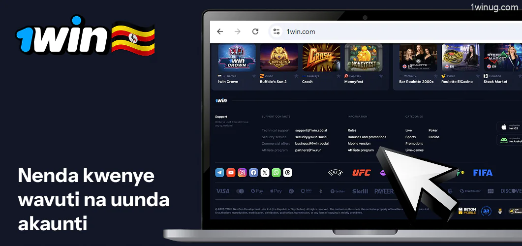 Chaguo la "Programu ya Washirika" 1win