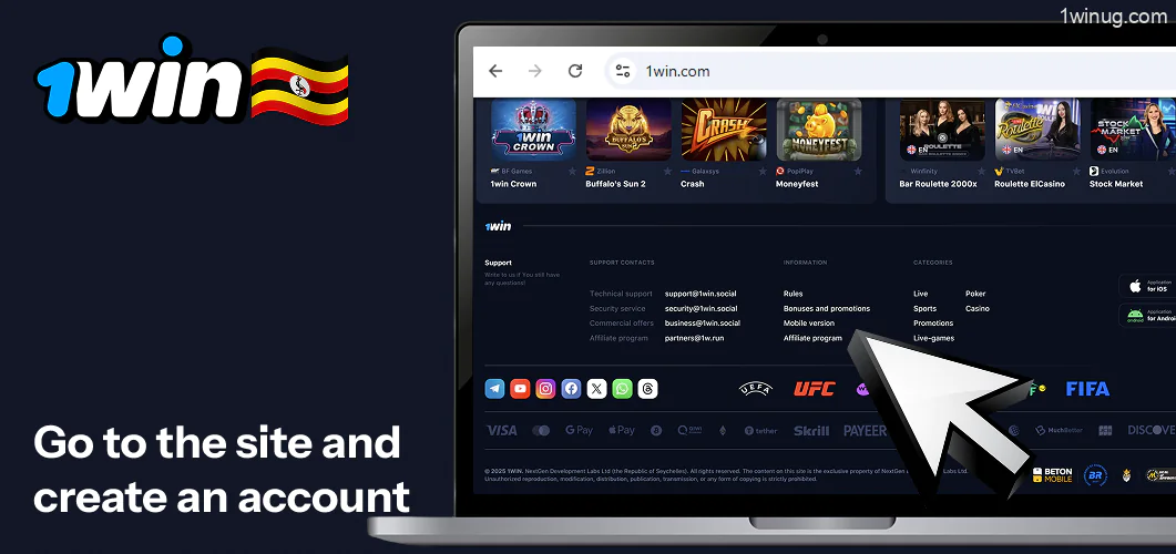 “Affiliate Program” option 1win