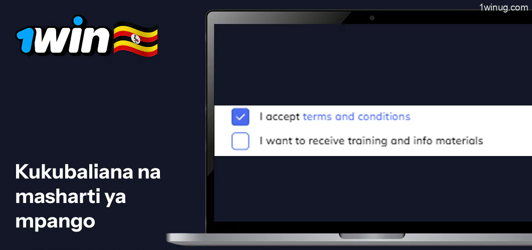 Kubali masharti ya programu 1win