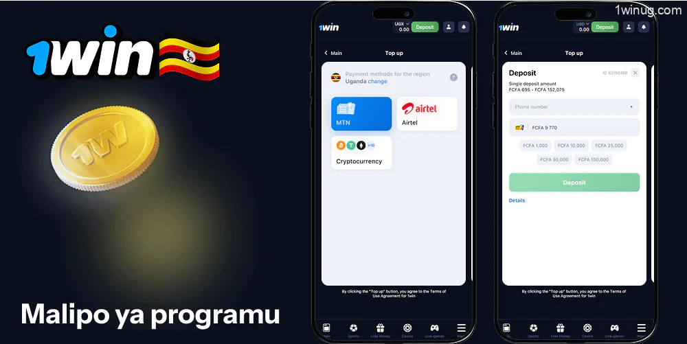 1win Malipo ya Programu