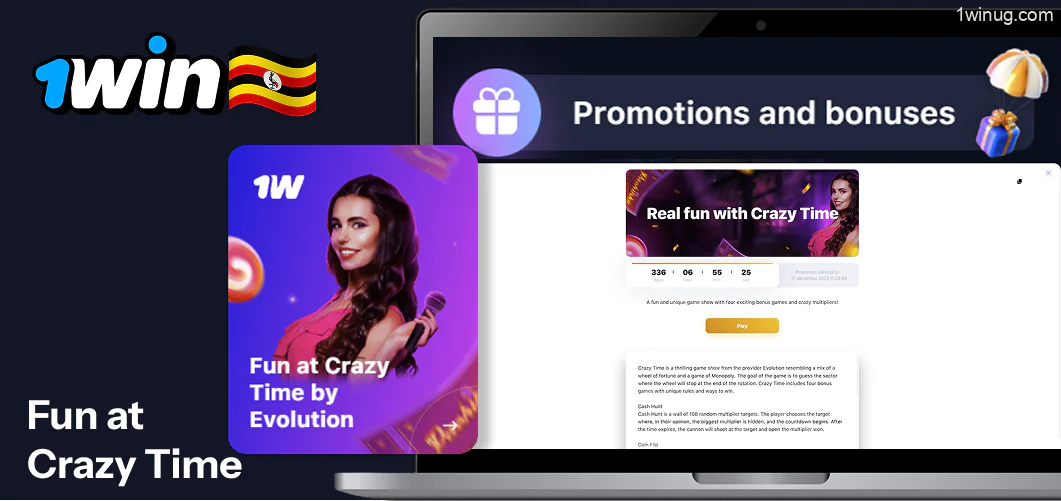 1win Crazy Time TV Show