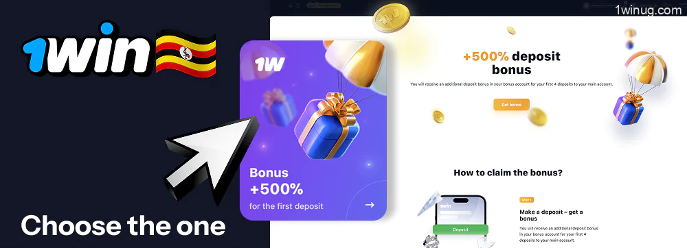 Choose the 1win bonus