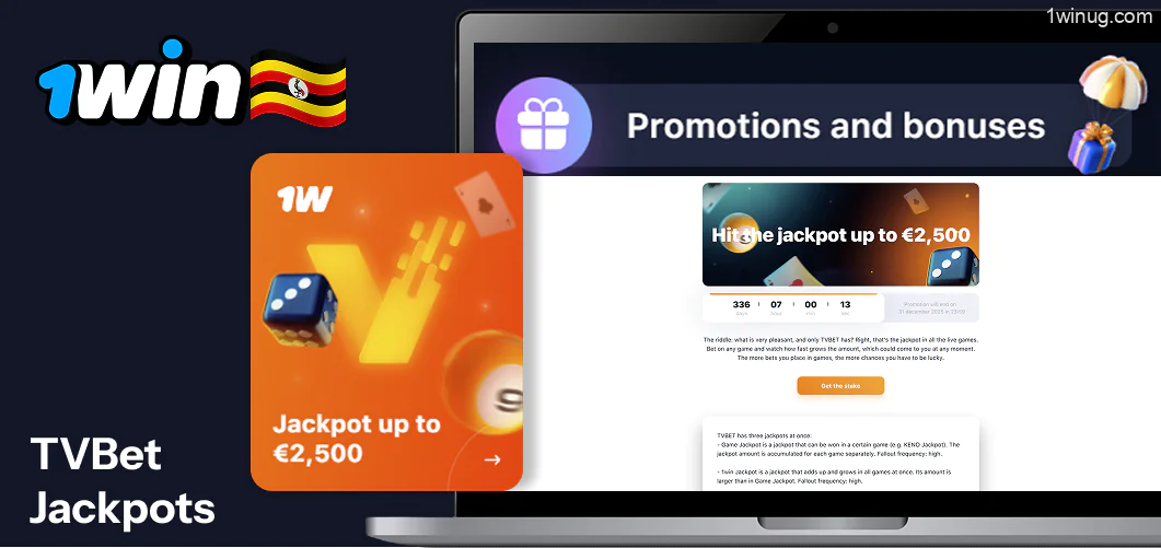 1win TVBet Jackpots