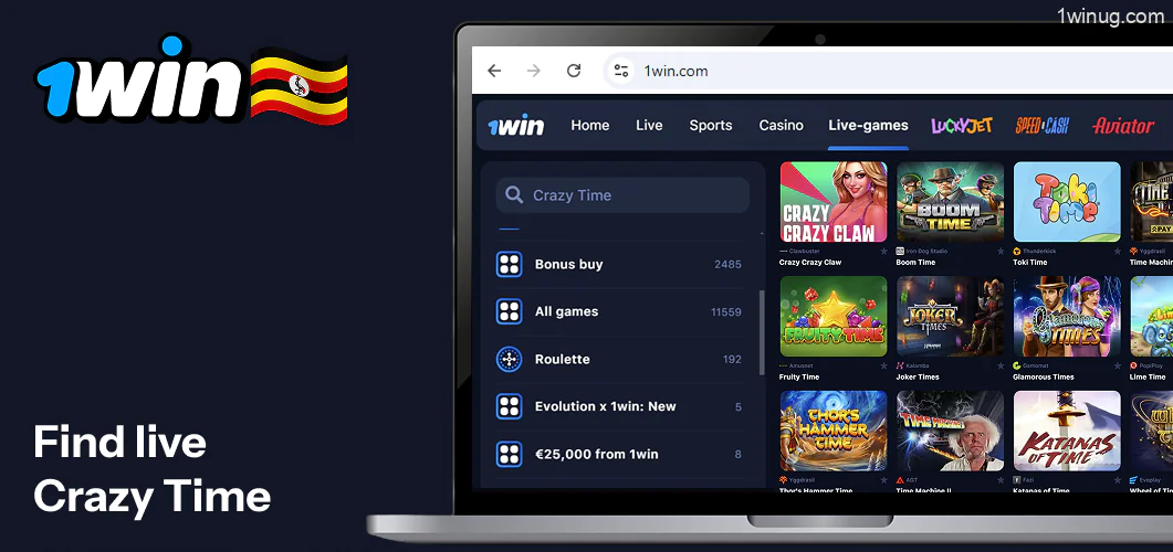 List of 1win Live Games