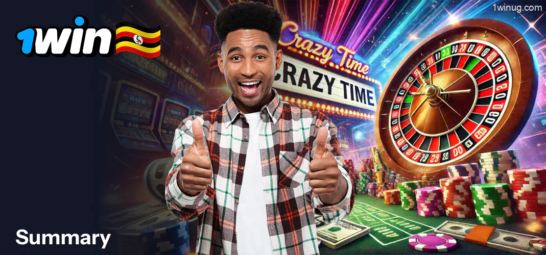 Crazy Time 1win Summary