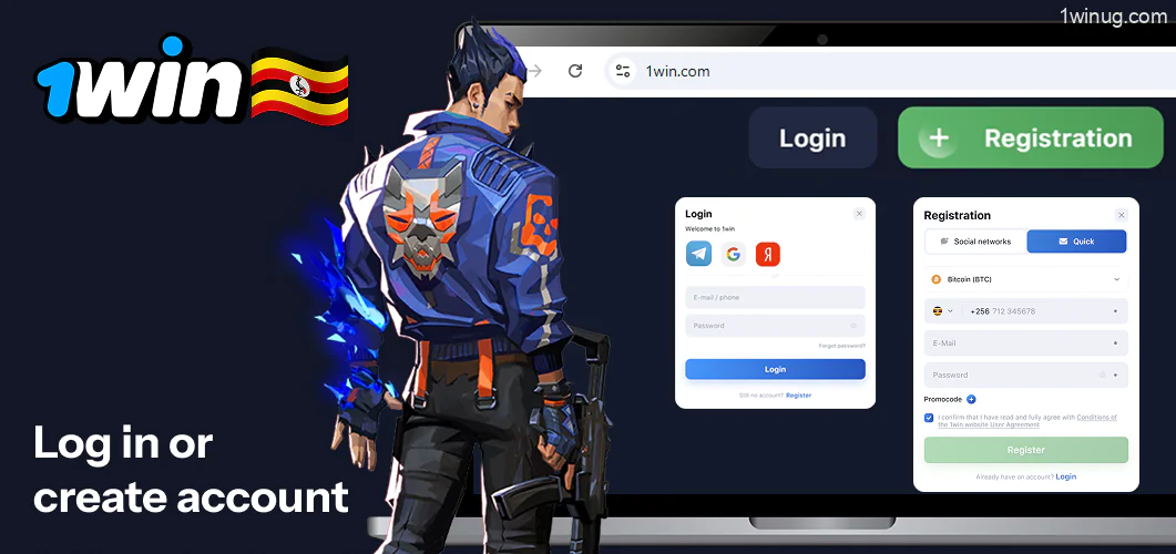 1win login or register