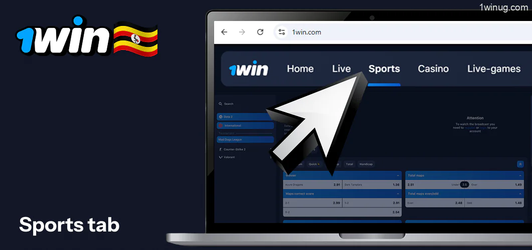 1win select the type of 1win esport