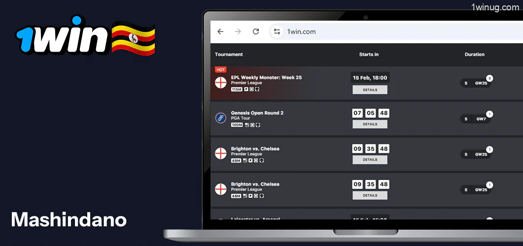 1win mashindano kwa sasa yanapatikana kwa nidhamu hiyo