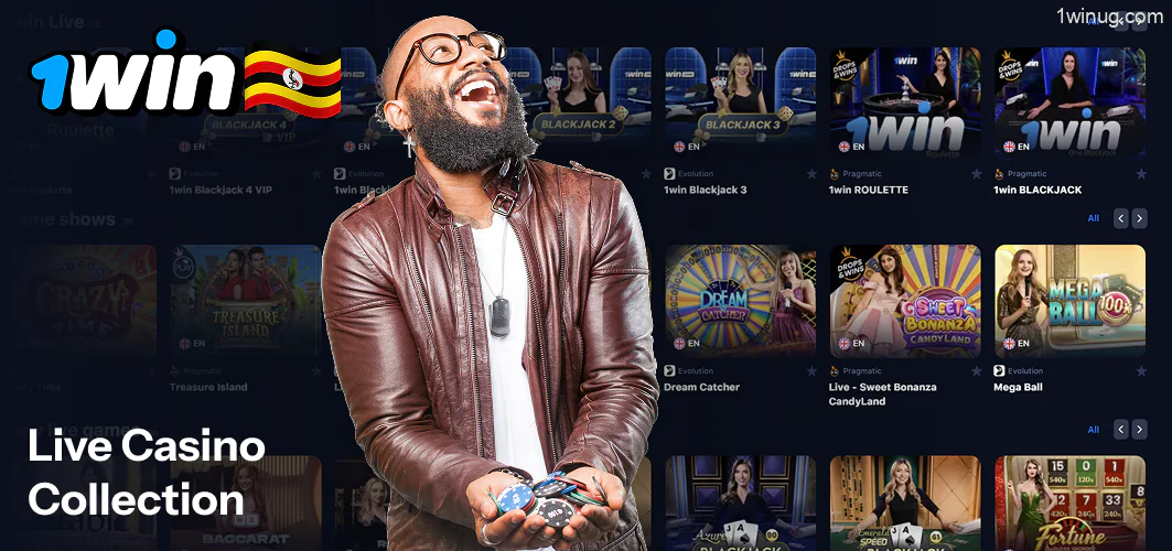 More than 650 exciting 1win live casino