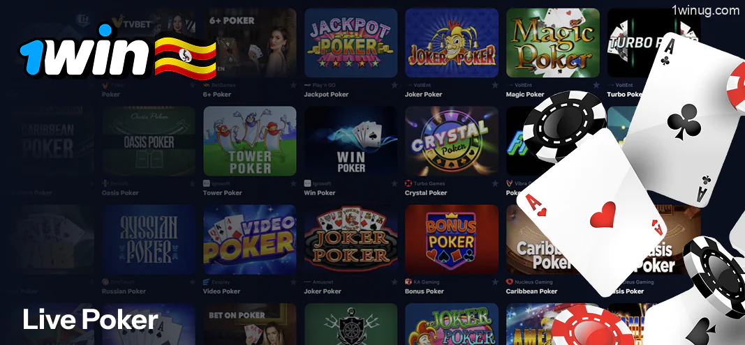 1win Live Poker