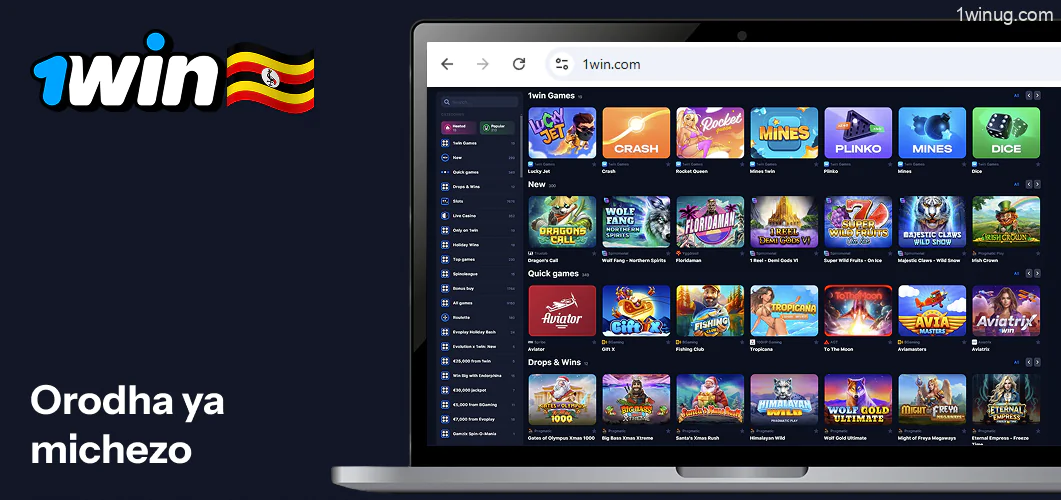1win orodha ya michezo
