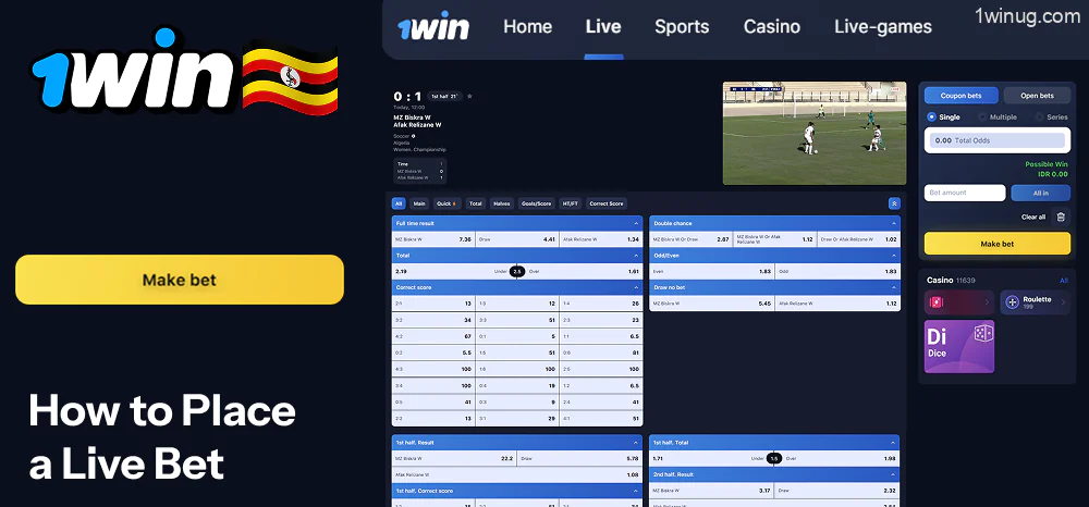 1win Live Bet