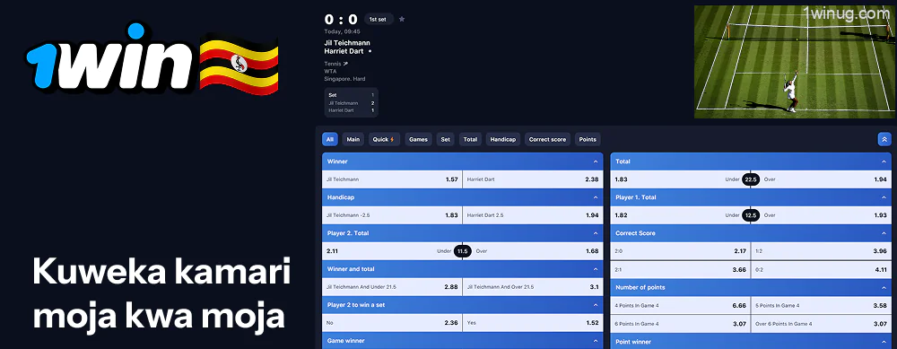 1win dau la moja kwa moja