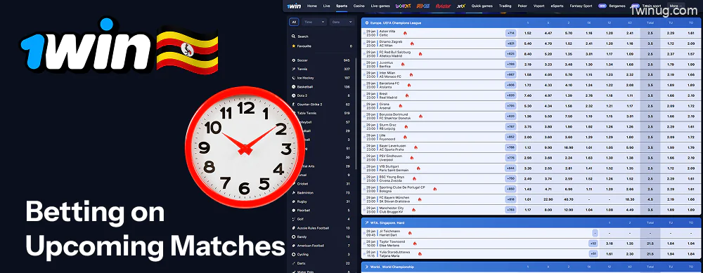 1win Upcoming Matches