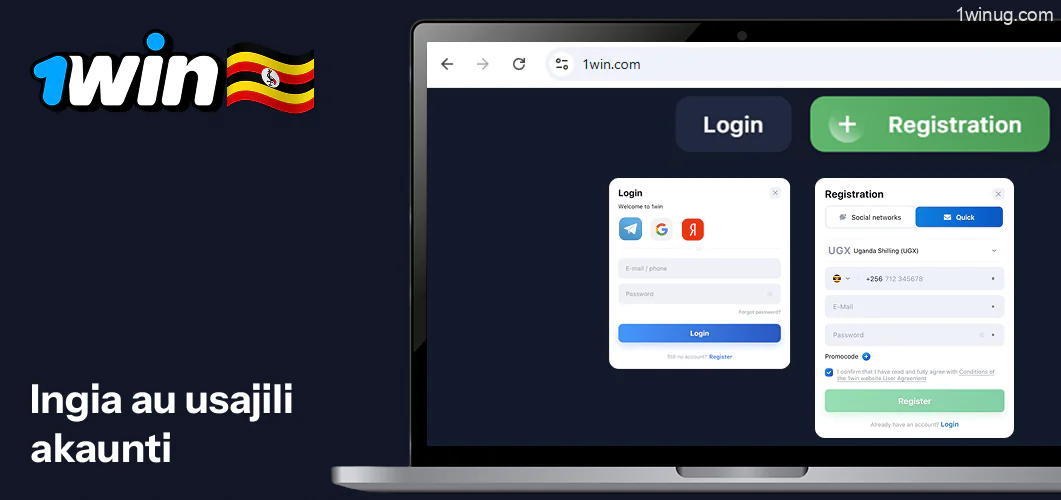 1win ingia au sajili akaunti