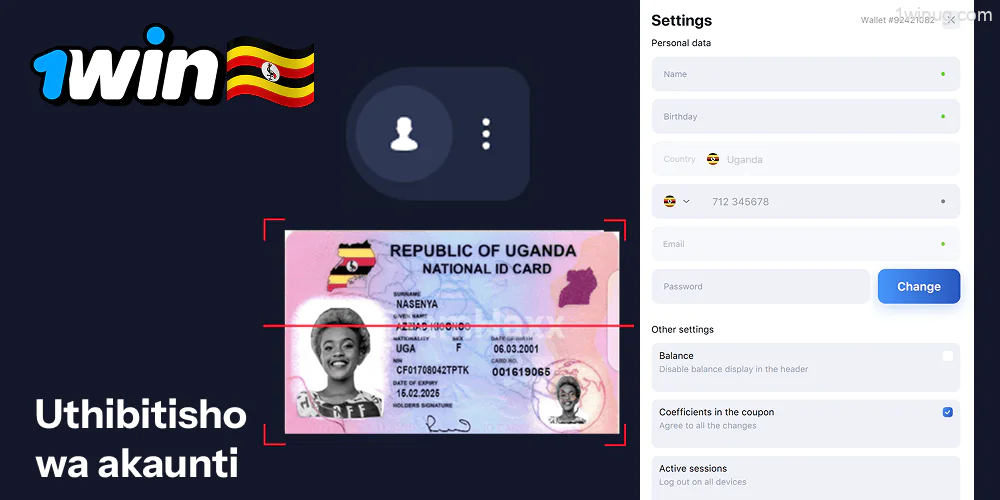 Uthibitishaji wa Akaunti kwenye 1win