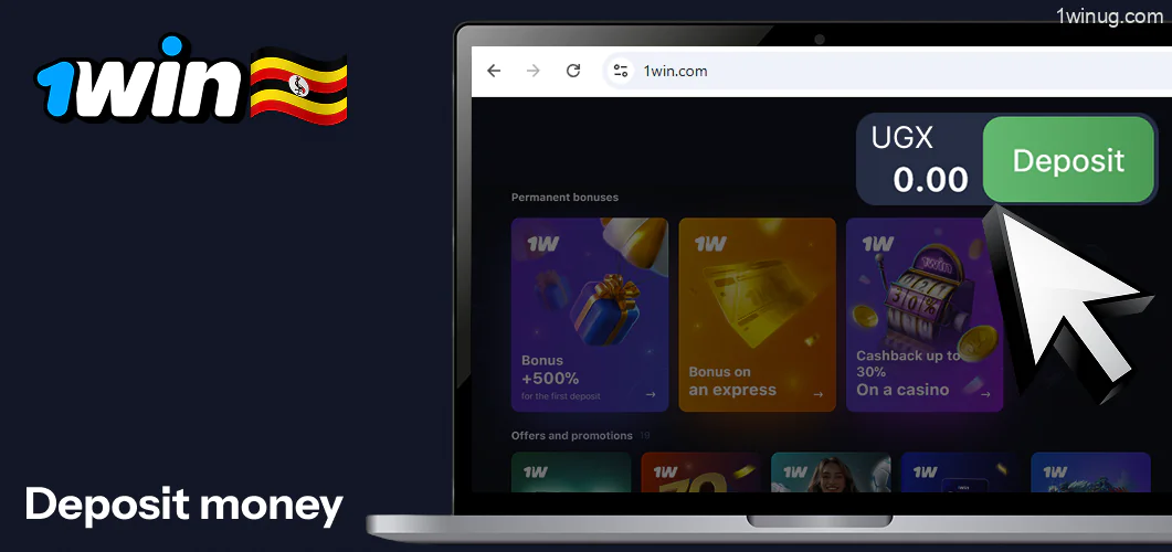 1win fund your account by using any payment system